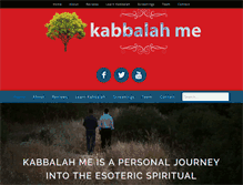 Tablet Screenshot of kabbalahme.com